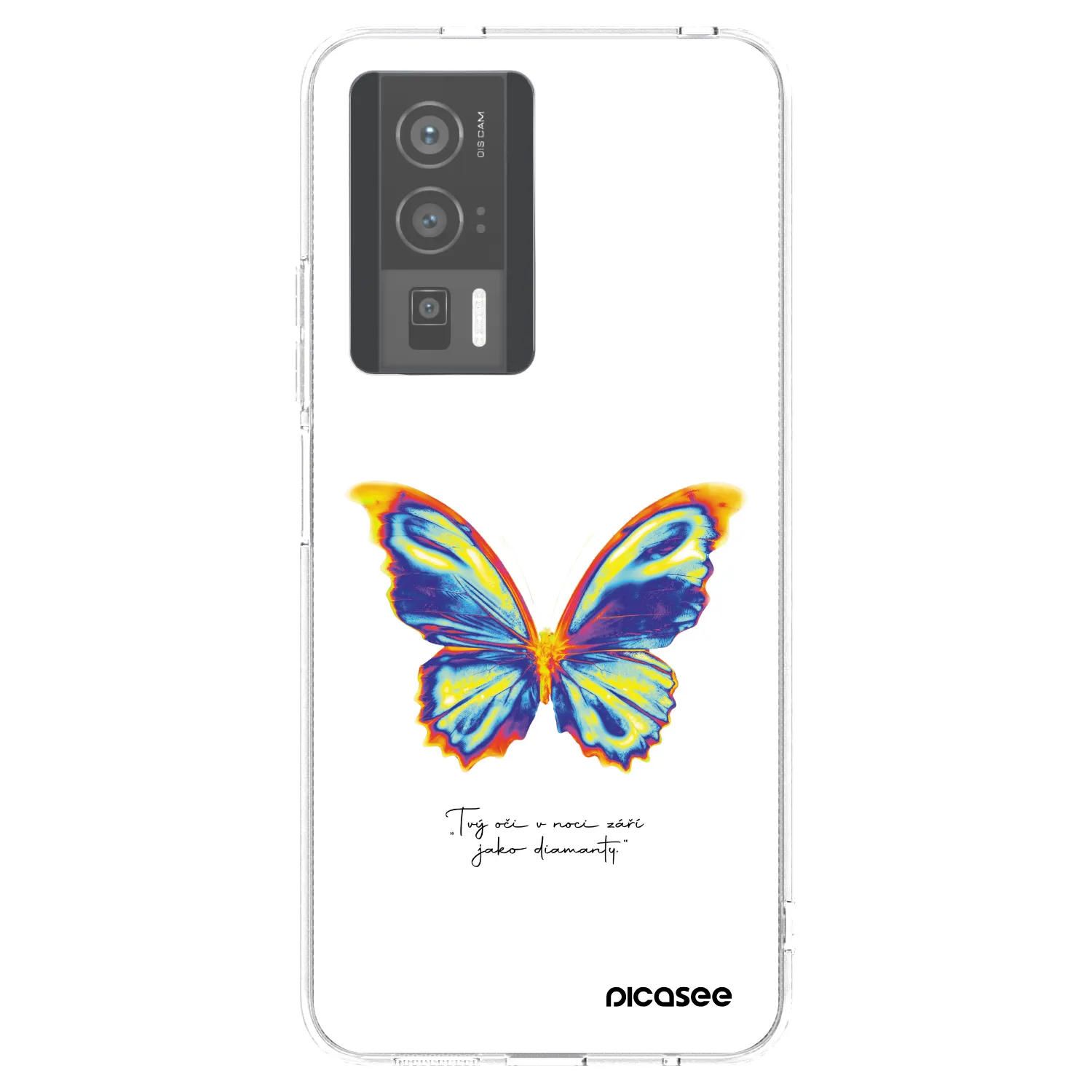 Picasee Xiaomi Poco F5 Pro 5G Hülle - Transparentes Silikon - Diamanty White
