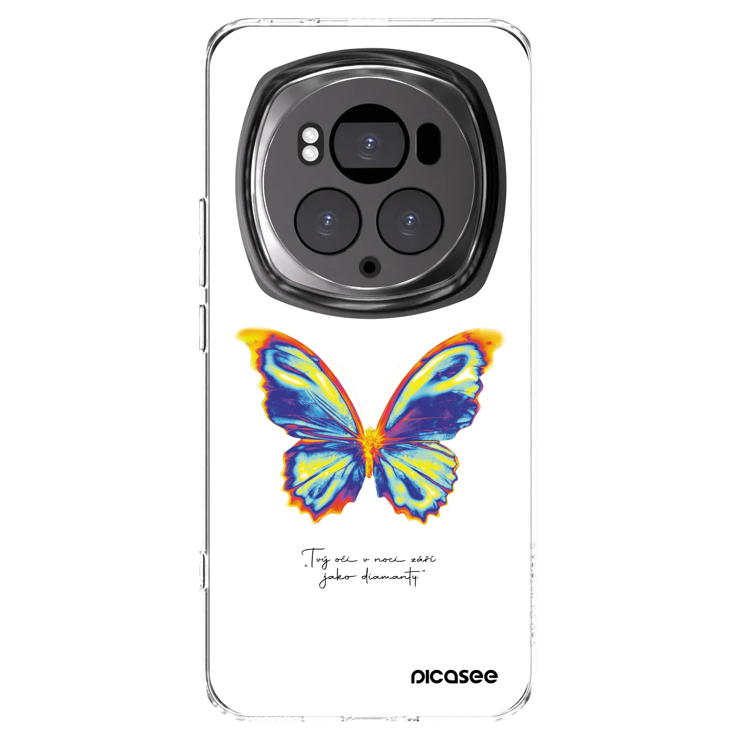 Picasee Honor Magic6 Pro Hülle - Transparentes Silikon - Diamanty White