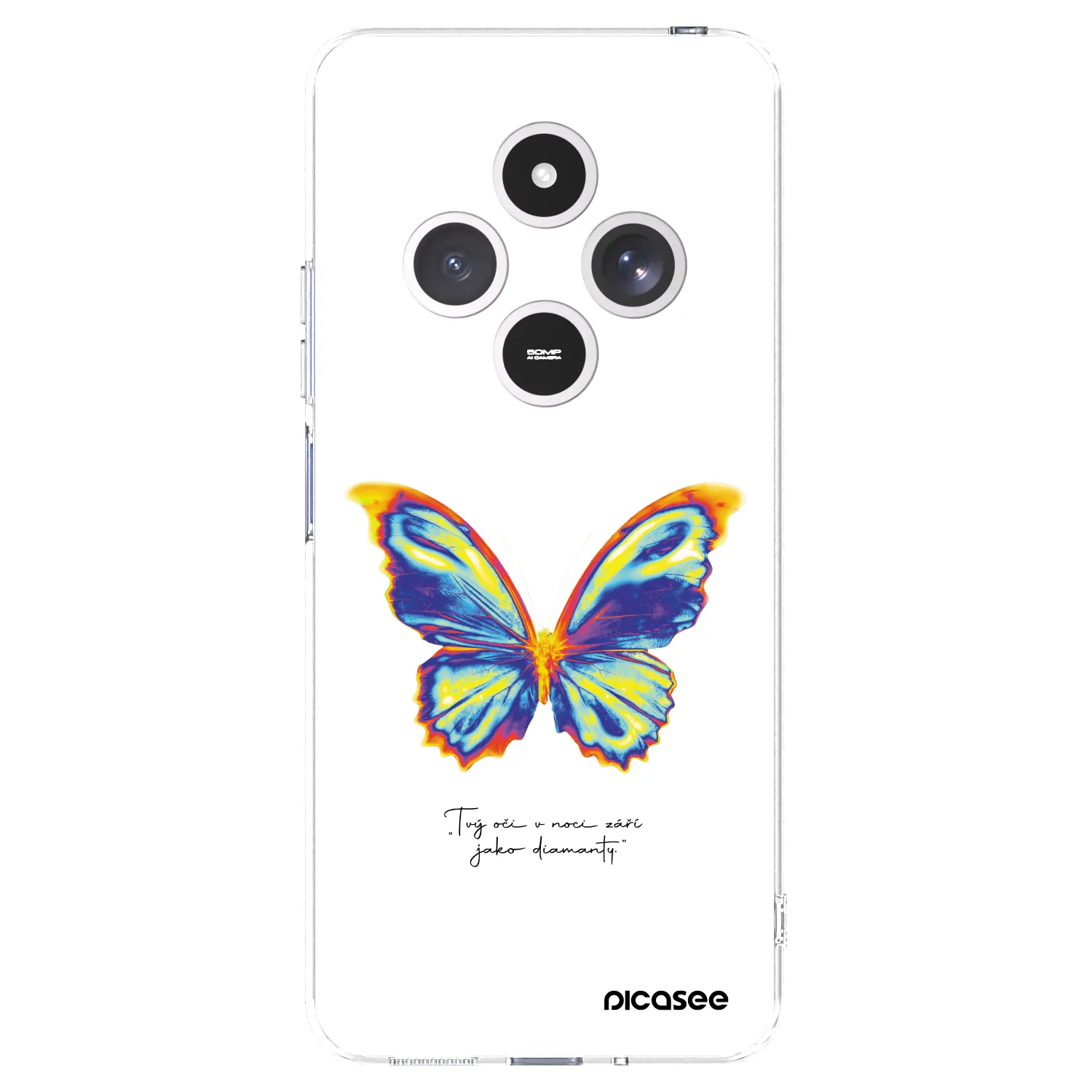 Picasee Xiaomi Redmi 14C Hülle - Transparentes Silikon - Diamanty White