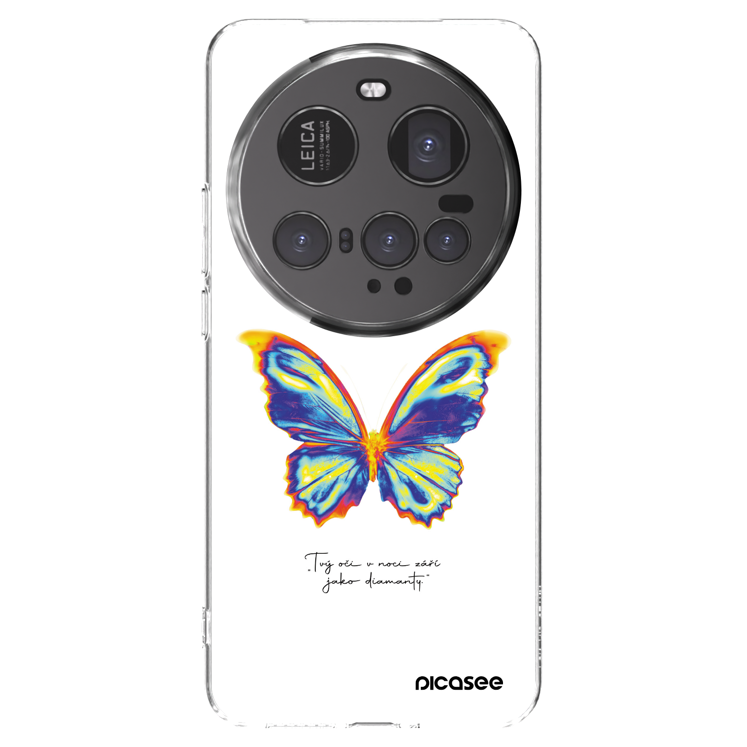 Picasee Xiaomi 15 Ultra Hülle - Transparentes Silikon - Diamanty White
