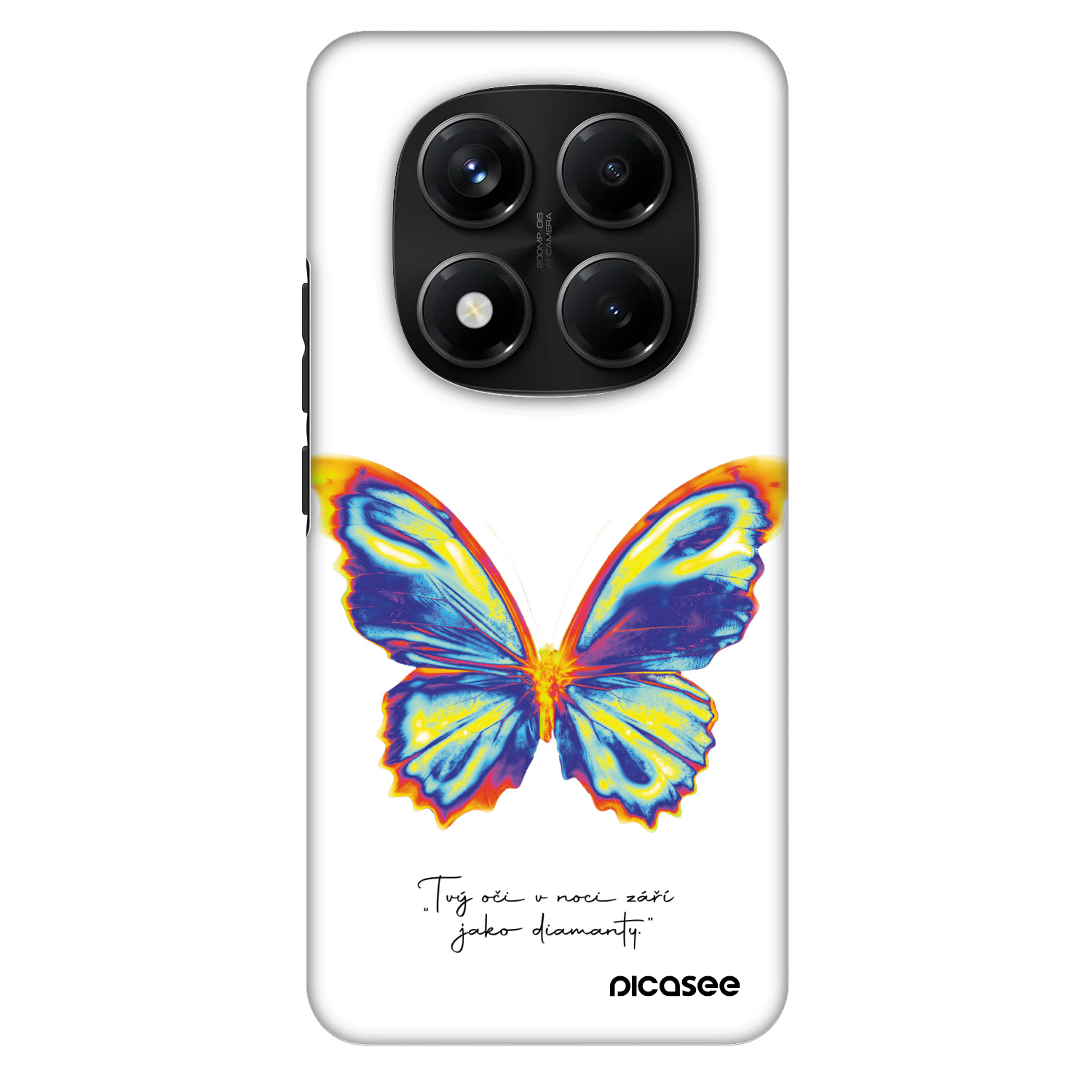 Picasee Fashion Case für Xiaomi Redmi Note 14 Pro+ 5G - Diamanty White