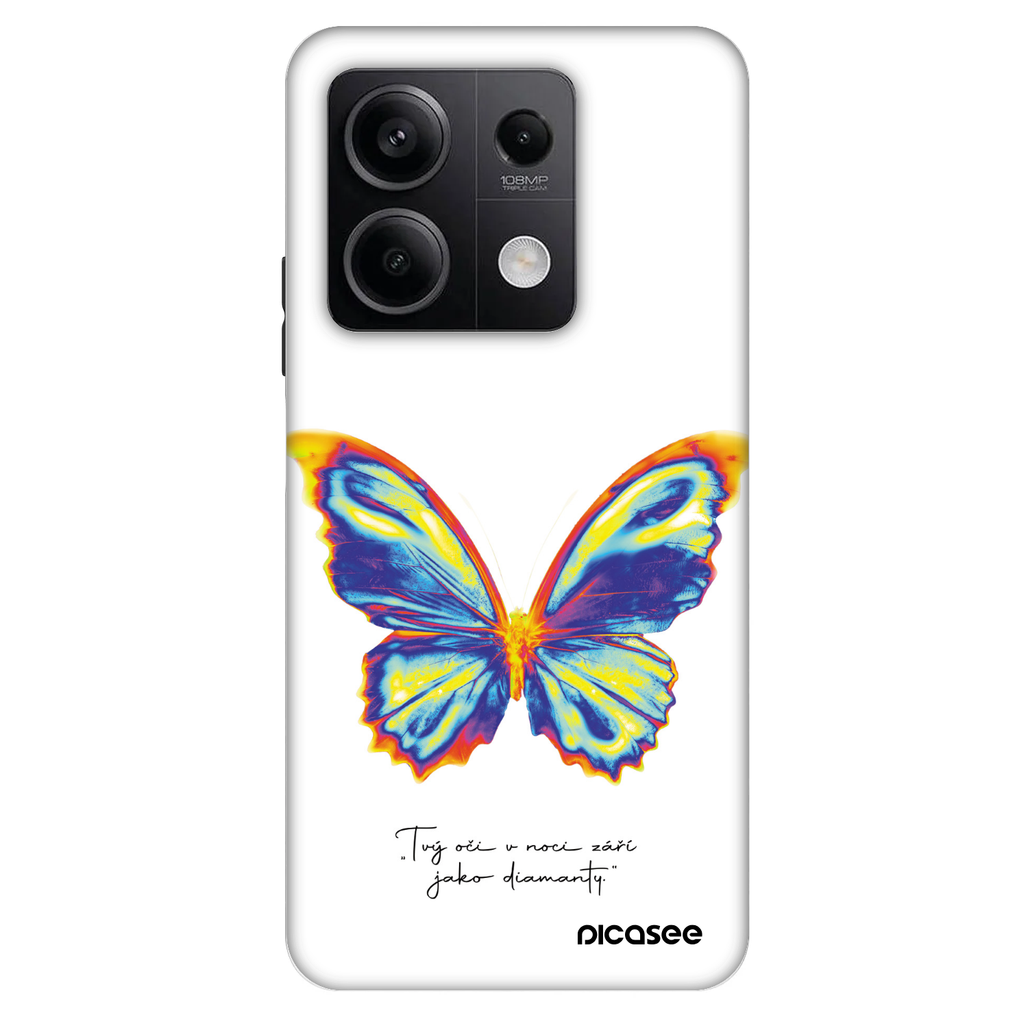 Picasee Fashion Case für Xiaomi Redmi Note 13 5G - Diamanty White
