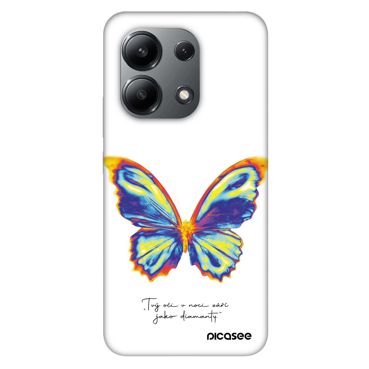 Picasee Fashion Case für Xiaomi Redmi Note 13 4G - Diamanty White