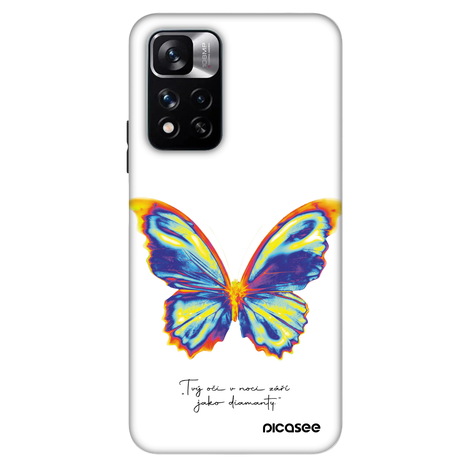 Picasee Fashion Case für Xiaomi Redmi Note 11 Pro 5G - Diamanty White