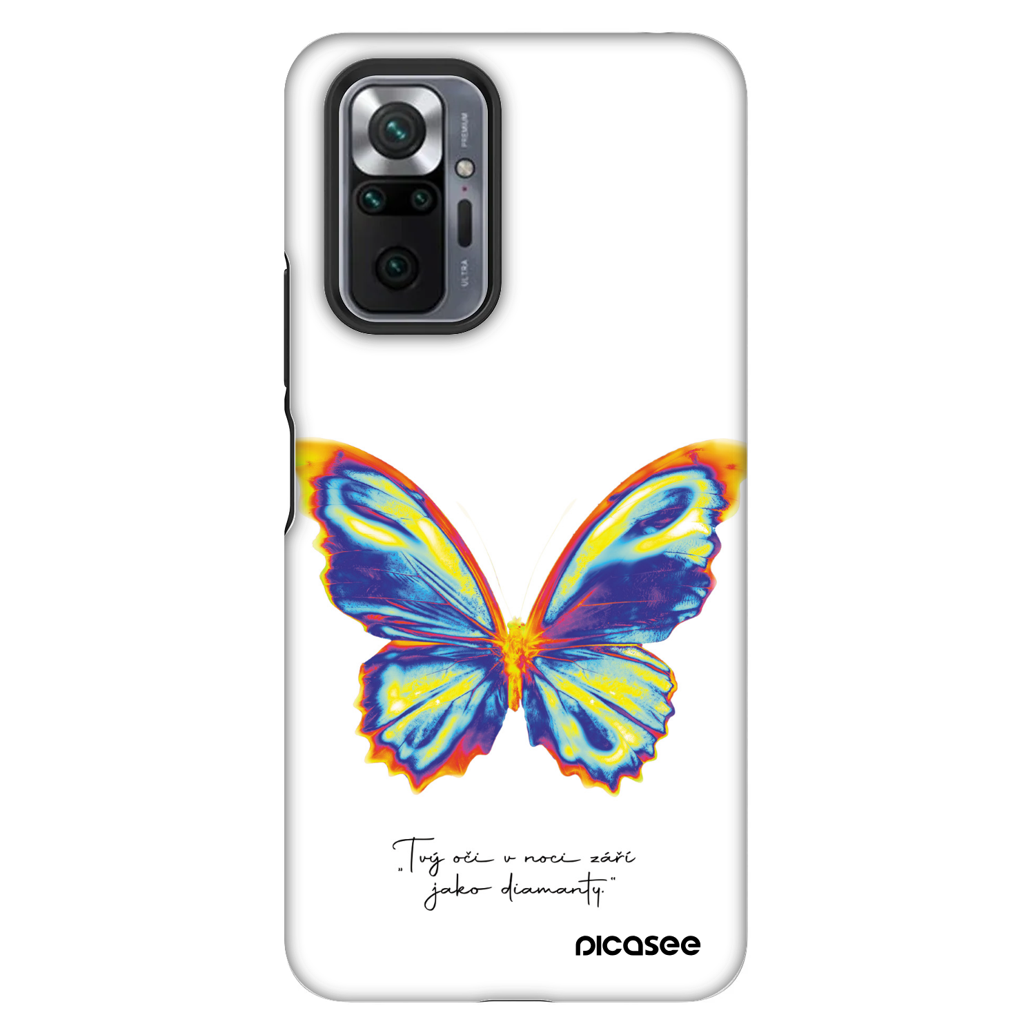 Picasee Fashion Case für Xiaomi Redmi Note 10 Pro - Diamanty White