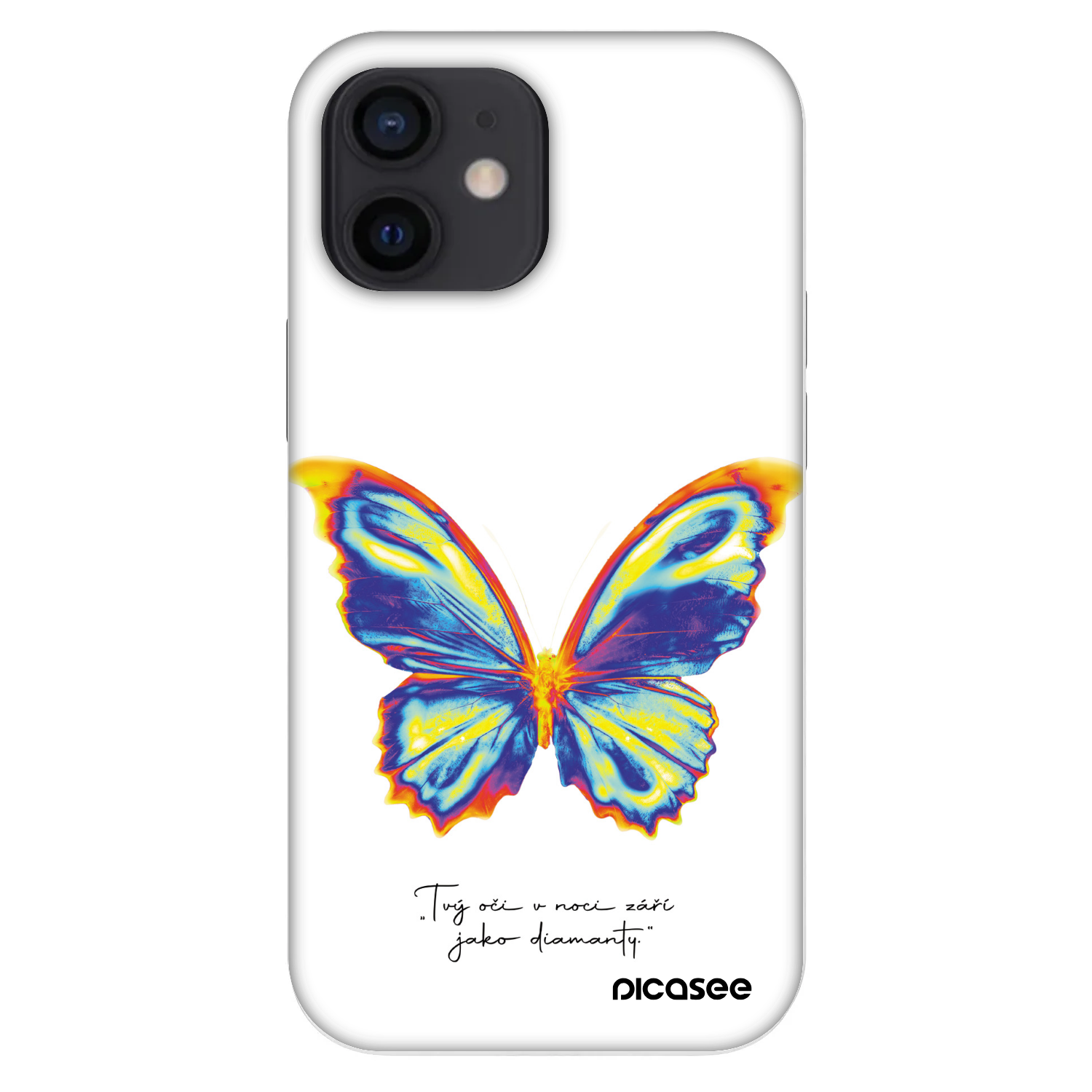Picasee Fashion Case für Apple iPhone 12 mini - Diamanty White