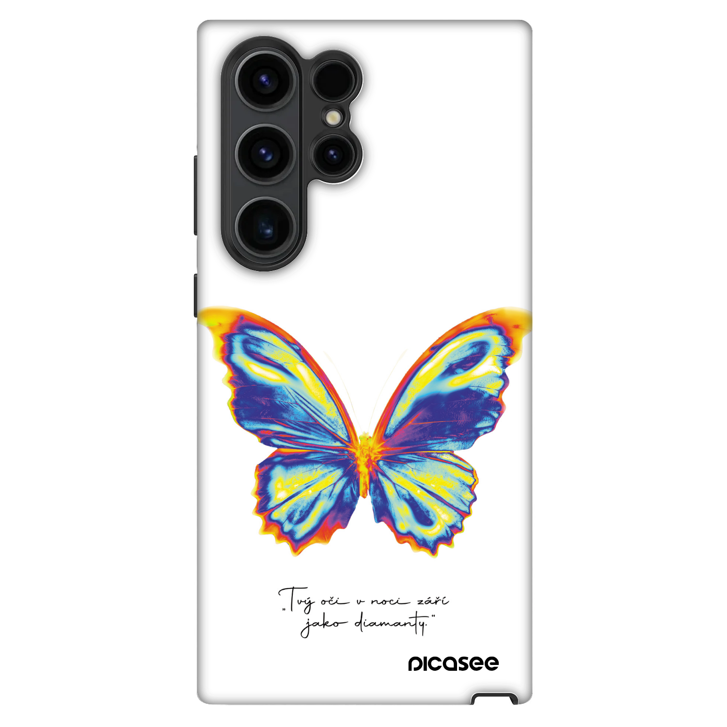 Picasee Fashion Case für Samsung Galaxy S22 Ultra 5G - Diamanty White
