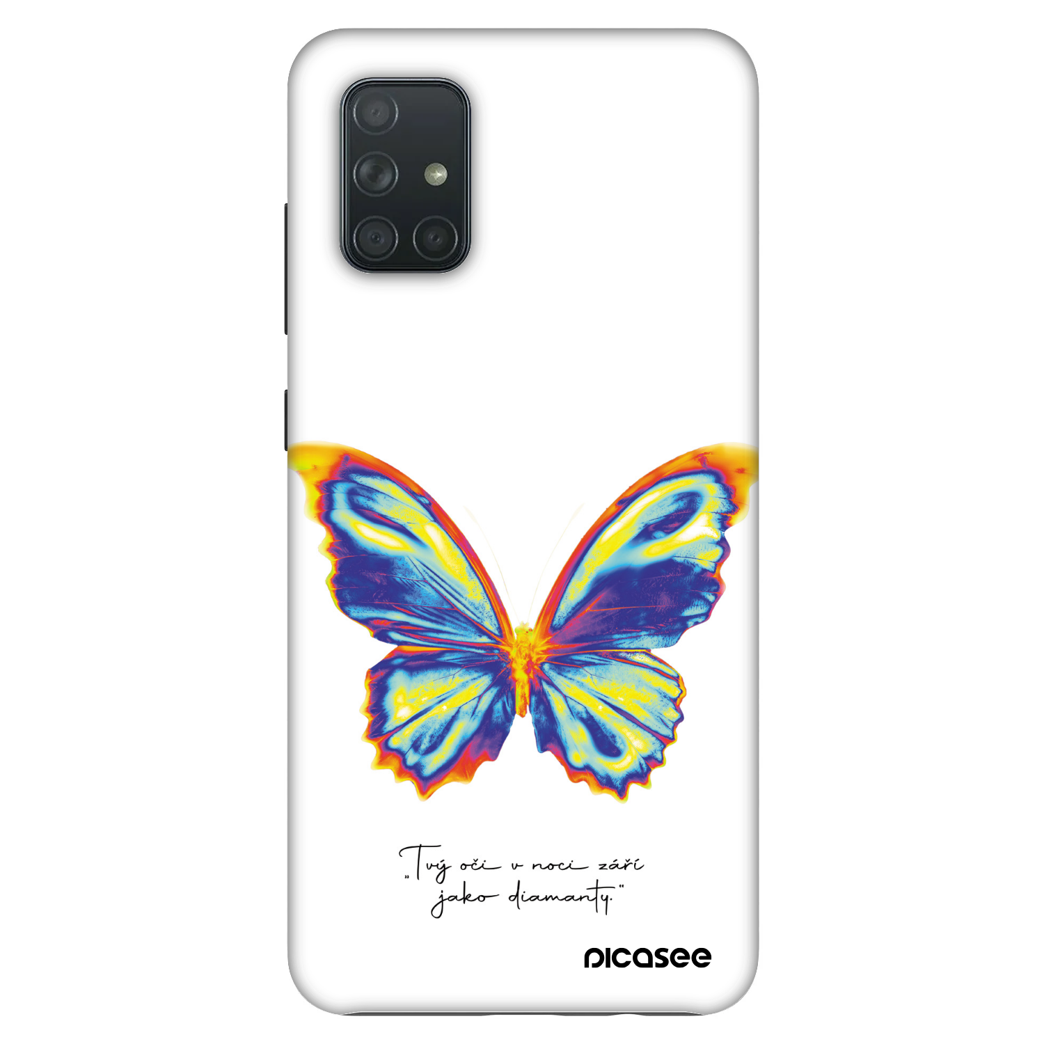 Picasee Fashion Case für Samsung Galaxy A71 A715F - Diamanty White