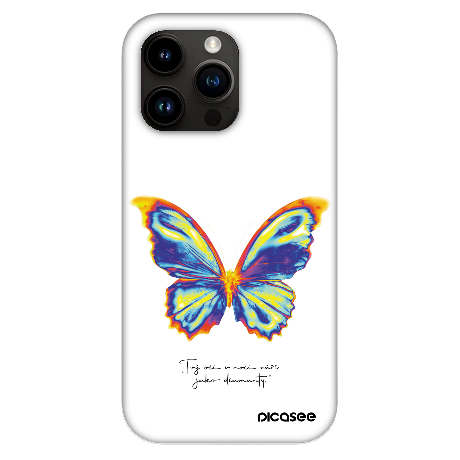 Picasee Fashion Case MagSafe für Apple iPhone 13 Pro - Diamanty White