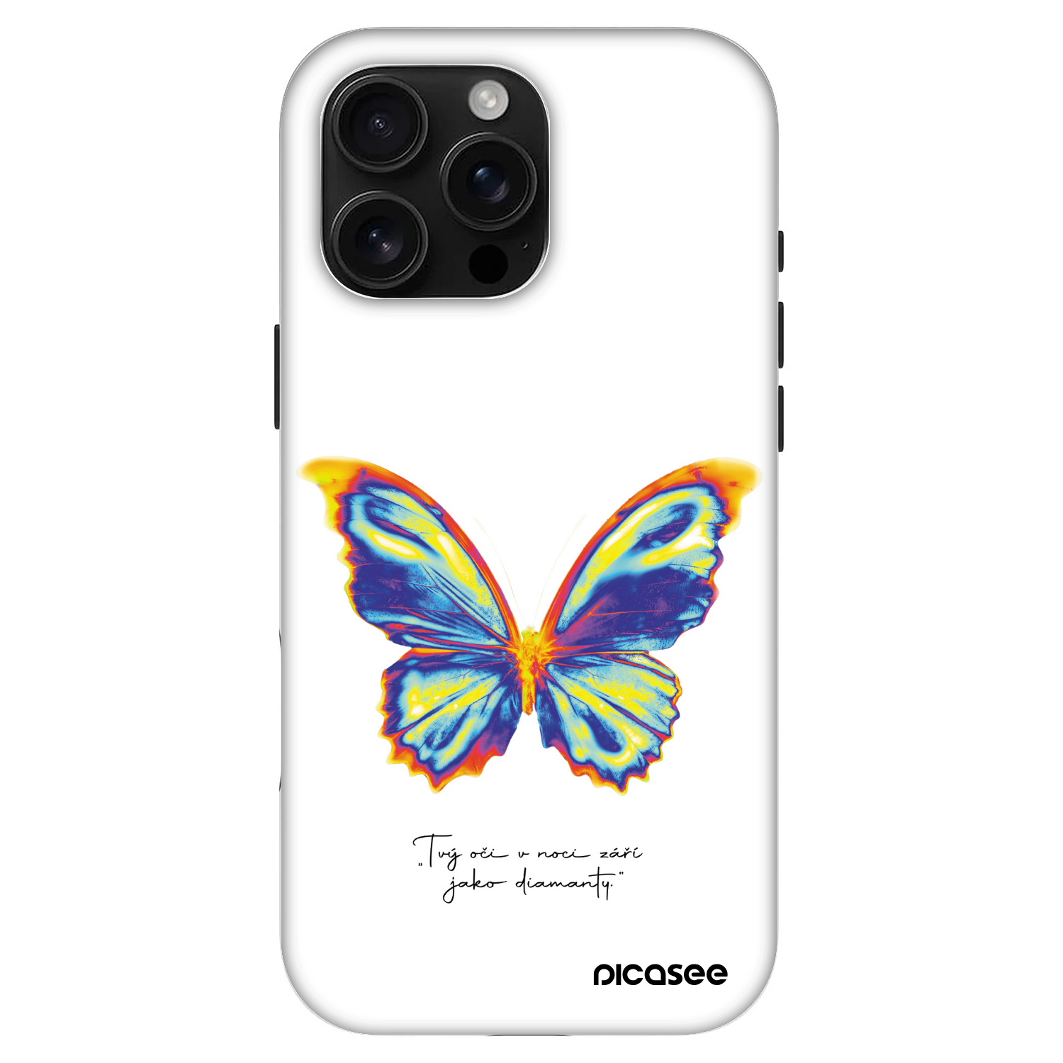 Picasee Fashion Case MagSafe für Apple iPhone 16 Pro Max - Diamanty White