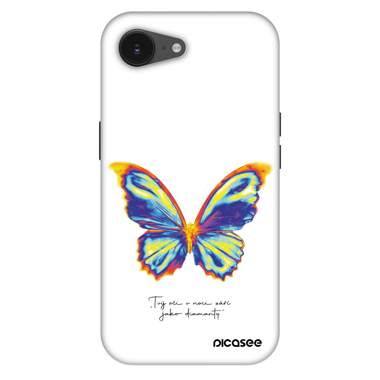 Picasee Fashion Case MagSafe für Apple iPhone 16e - Diamanty White