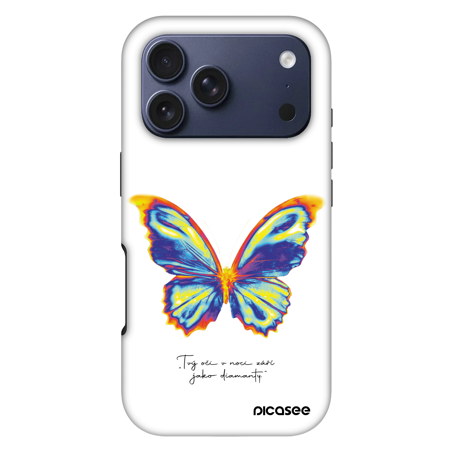 Picasee Fashion Case MagSafe für Apple iPhone 17 Pro - Diamanty White