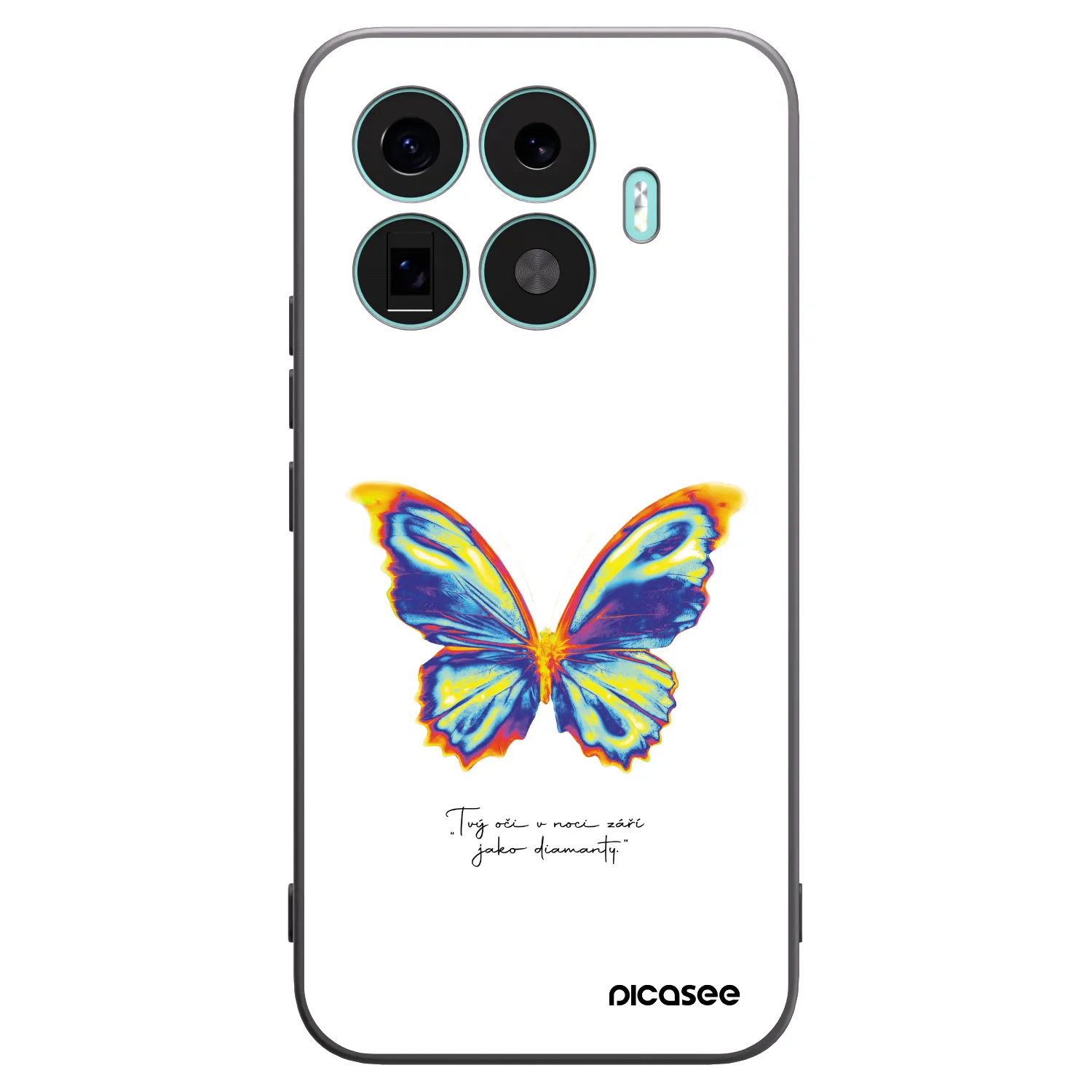 Picasee Xiaomi 17T Pro Hülle - Schwarzes Silikon - Diamanty White