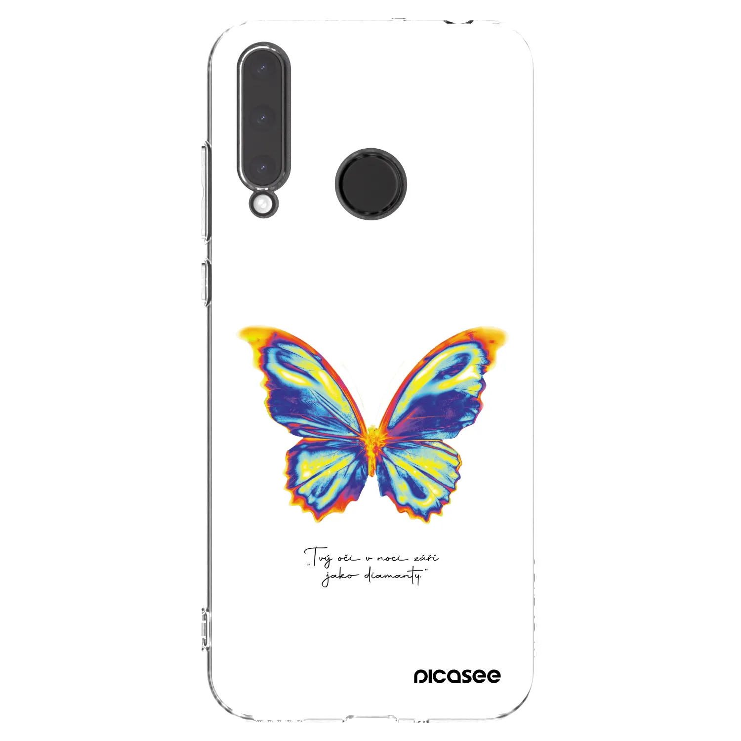 Picasee Honor 20 Lite Hülle - Transparentes Silikon - Diamanty White