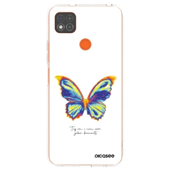 Picasee Xiaomi Redmi 9C Hülle - Transparentes Silikon - Diamanty White