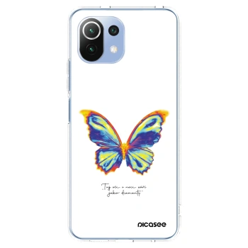 Picasee Xiaomi Mi 11 Lite Hülle - Transparentes Silikon - Diamanty White