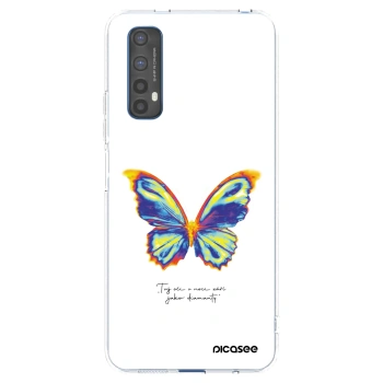 Picasee Realme 7 Hülle - Transparentes Silikon - Diamanty White