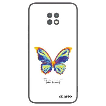 Picasee Xiaomi Redmi Note 9T Hülle - Schwarzes Silikon - Diamanty White