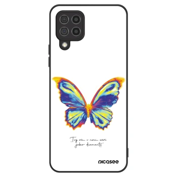 Hülle für Samsung Galaxy A22 A225F 4G - Diamanty White