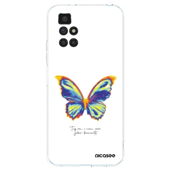 Picasee Xiaomi Redmi 10 Hülle - Transparentes Silikon - Diamanty White