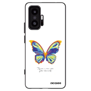Picasee Xiaomi 11T Pro Hülle - Schwarzes Silikon - Diamanty White