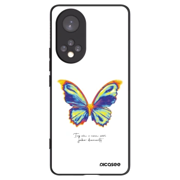 Picasee Honor 50 5G Hülle - Schwarzes Silikon - Diamanty White