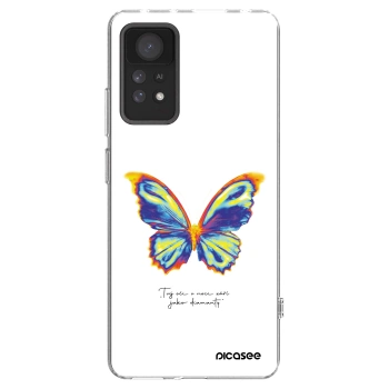 Picasee Xiaomi Redmi Note 11 Pro Hülle - Transparentes Silikon - Diamanty White