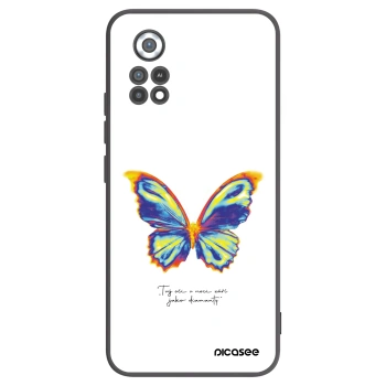Picasee Xiaomi Poco X4 Pro 5G Hülle - Schwarzes Silikon - Diamanty White