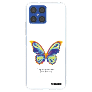 Picasee Honor X8 4G Hülle - Transparentes Silikon - Diamanty White