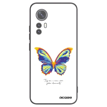 Picasee Xiaomi 12X Hülle - Schwarzes Silikon - Diamanty White