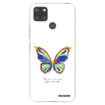 Picasee Realme C21Y Hülle - Transparentes Silikon - Diamanty White