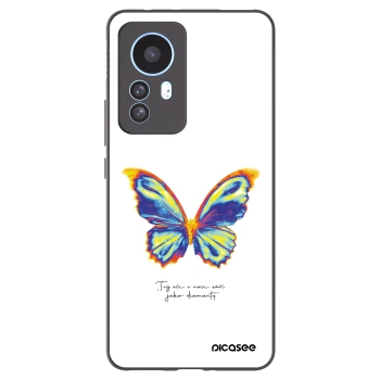 Picasee Xiaomi 12T Pro Hülle - Schwarzes Silikon - Diamanty White