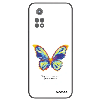 Picasee Xiaomi Redmi Note 11S 5G Hülle - Schwarzes Silikon - Diamanty White