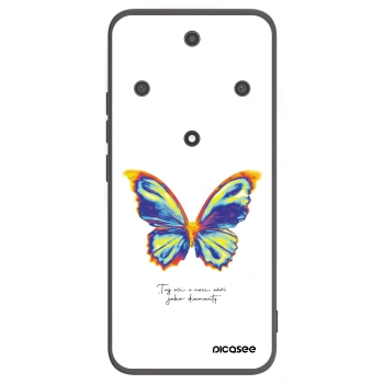 Picasee Honor Magic5 Lite 5G Hülle - Schwarzes Silikon - Diamanty White
