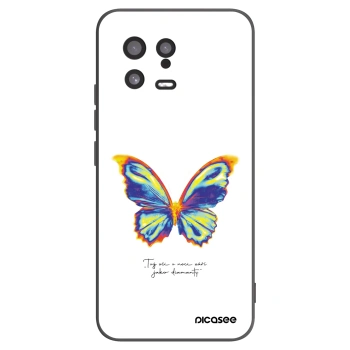 Picasee Xiaomi 13 Hülle - Schwarzes Silikon - Diamanty White