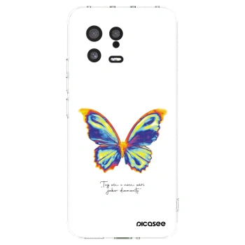 Picasee Xiaomi 13 Hülle - Transparentes Silikon - Diamanty White