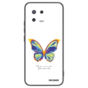 Picasee Xiaomi 13 Pro Hülle - Schwarzes Silikon - Diamanty White