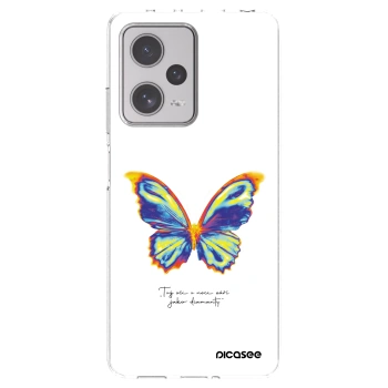 Picasee Xiaomi Redmi Note 12 Pro+ 5G Hülle - Transparentes Silikon - Diamanty White
