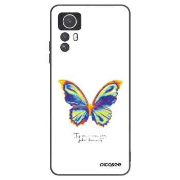 Picasee Xiaomi Redmi Note 12S Hülle - Schwarzes Silikon - Diamanty White