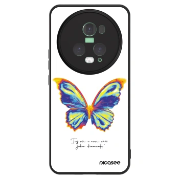 Hülle für Honor Magic5 Pro - Diamanty White