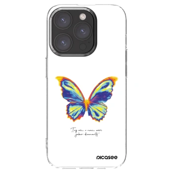 Picasee Apple iPhone 15 Pro Hülle - Transparentes Silikon - Diamanty White