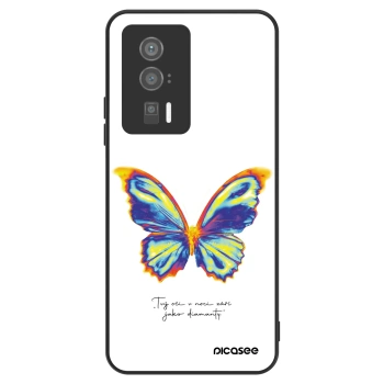 Hülle für Xiaomi Poco F5 Pro 5G - Diamanty White