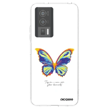 Picasee Xiaomi Poco F5 Pro 5G Hülle - Transparentes Silikon - Diamanty White