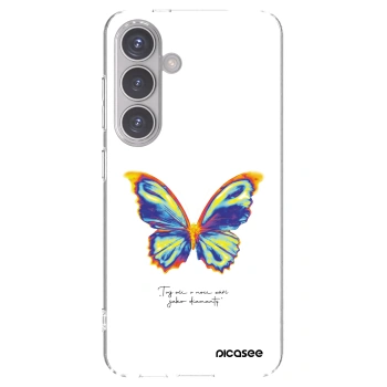 Picasee Samsung Galaxy S24 S921B 5G Hülle - Transparentes Silikon - Diamanty White