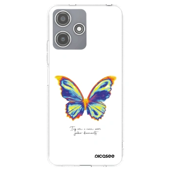 Picasee Xiaomi Redmi 12 5G Hülle - Transparentes Silikon - Diamanty White