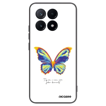 Picasee Xiaomi Poco X6 Pro Hülle - Schwarzes Silikon - Diamanty White