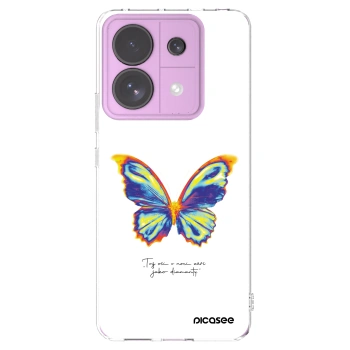 Picasee Xiaomi Redmi Note 13 Pro 5G Hülle - Transparentes Silikon - Diamanty White
