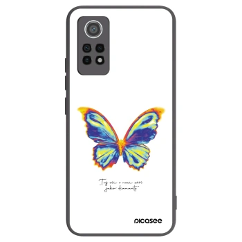 Picasee Xiaomi Redmi Note 12 Pro 4G Hülle - Schwarzes Silikon - Diamanty White