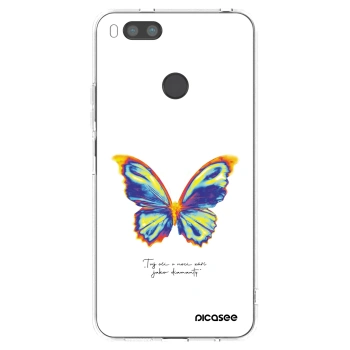 Hülle für Xiaomi Mi A1 Global - Diamanty White