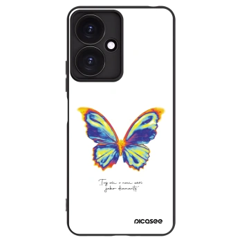 Picasee Xiaomi Redmi 13C 5G Hülle - Schwarzes Silikon - Diamanty White
